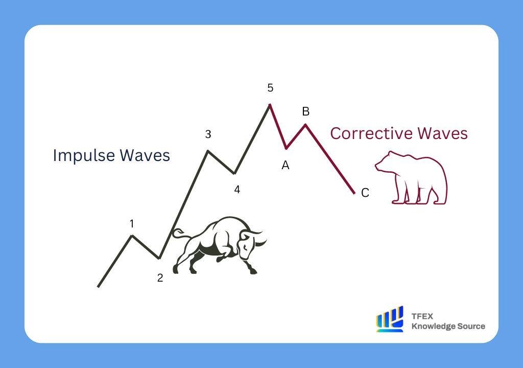 A diagram of a bull and bear Description automatically generated