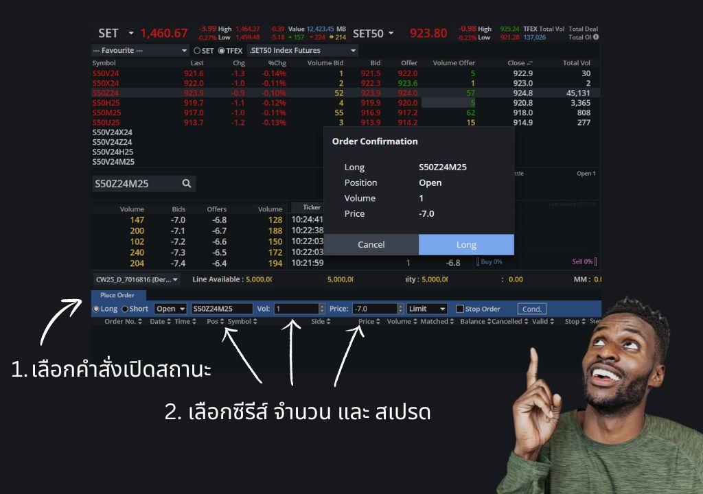 A person pointing up to a screen Description automatically generated